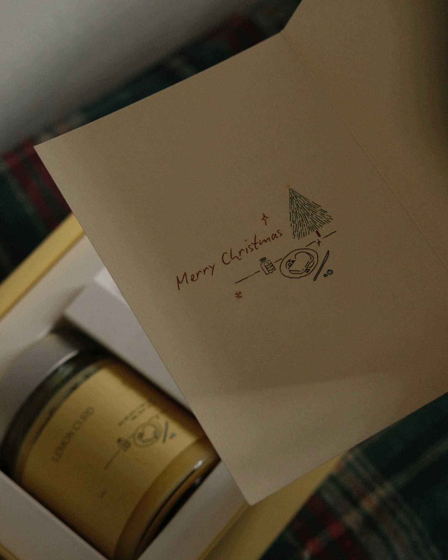 butter tgt Christmas card