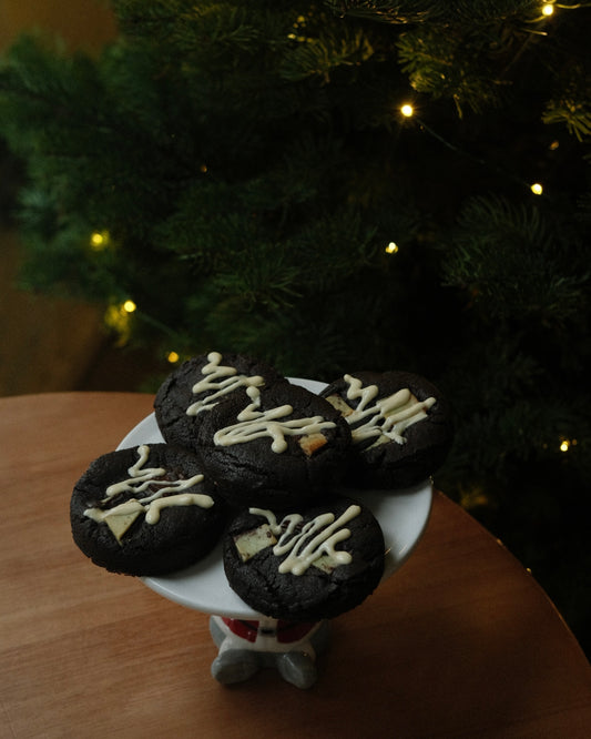Chocolate peppermint cookies (Box of 6)
