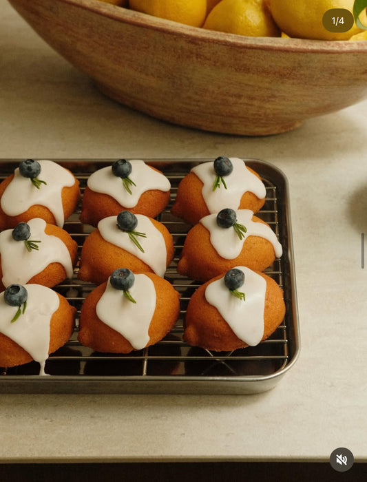Mini lemon pound cakes